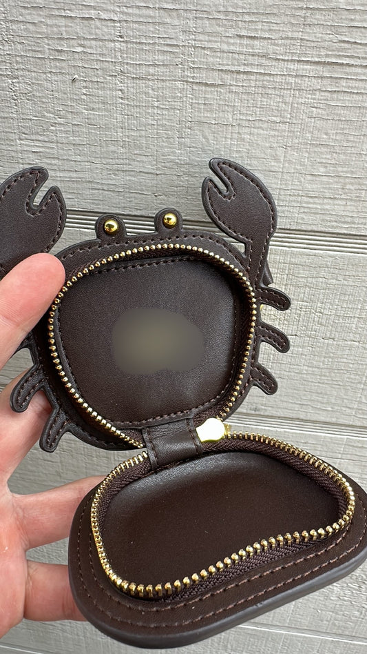 Brown Crab Bag Charm