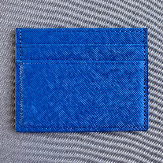 Blue P Card Holder