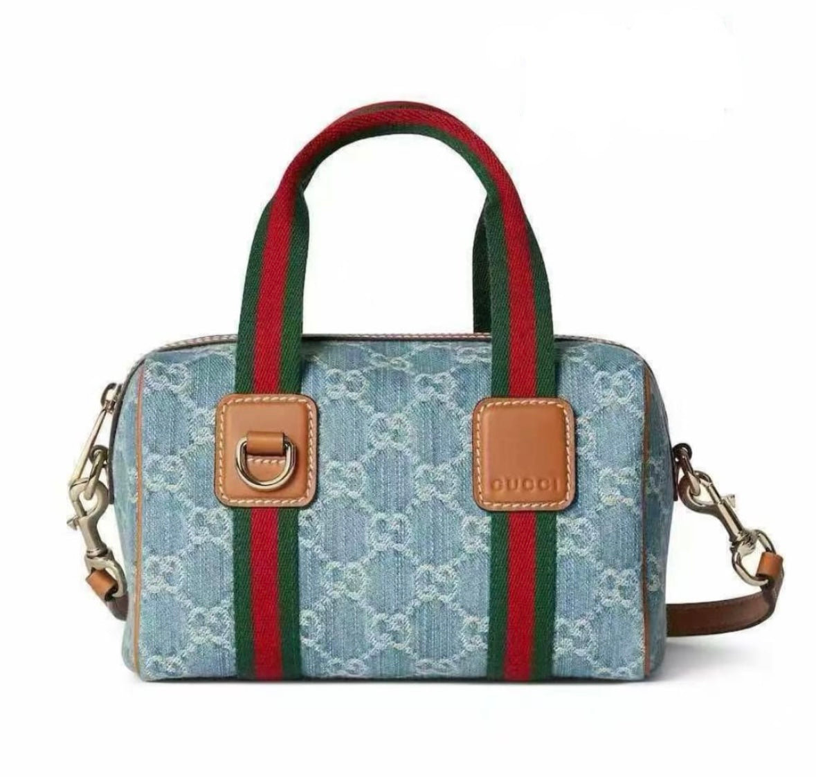 denim gg nano duffle