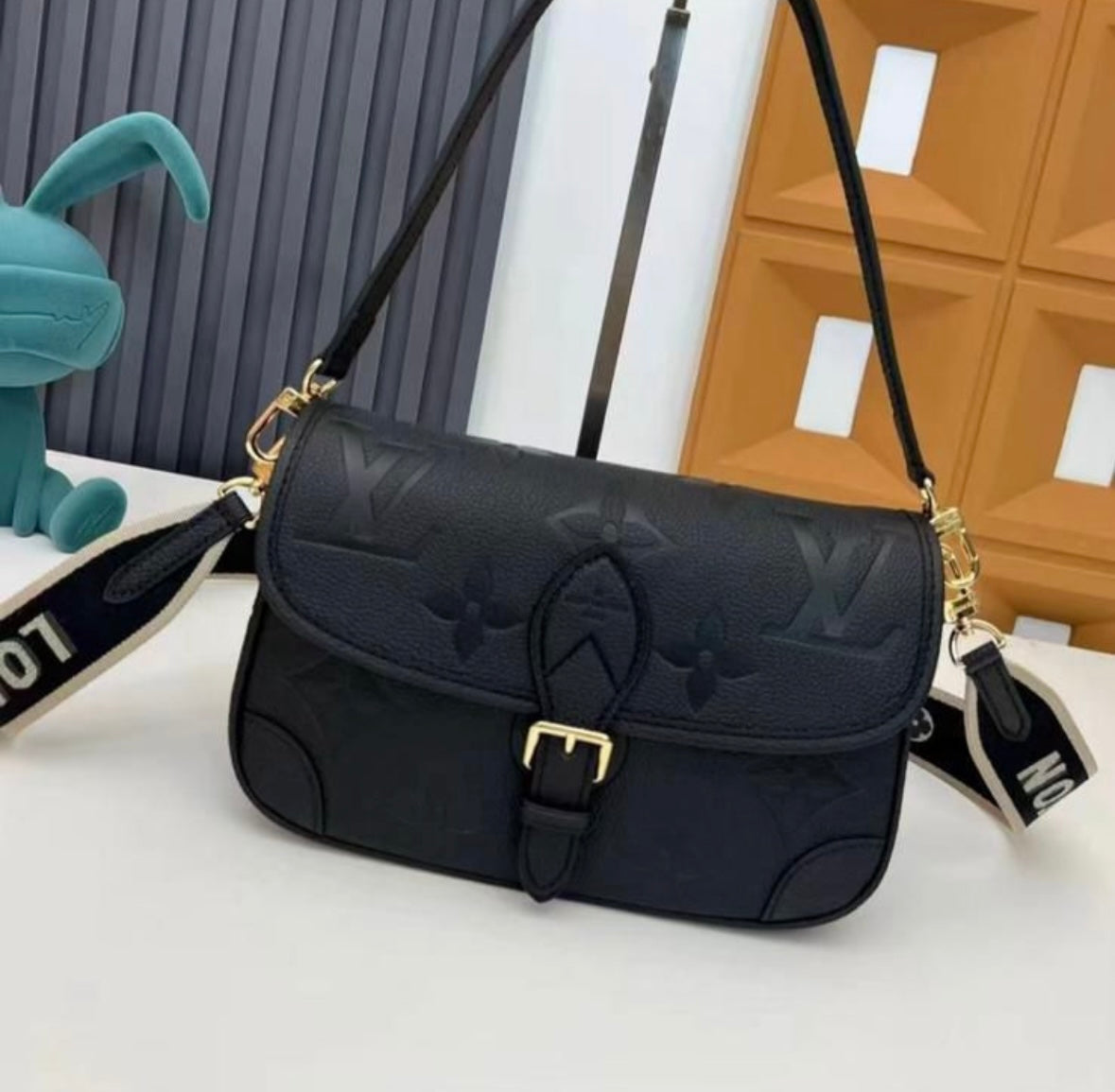 black Diane crossbody