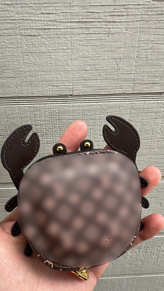 Brown Crab Bag Charm