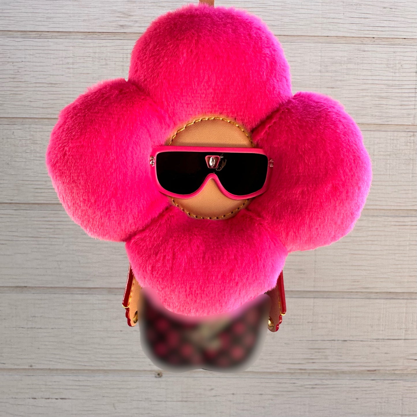 Fuchsia Sunglasses Bag Charm