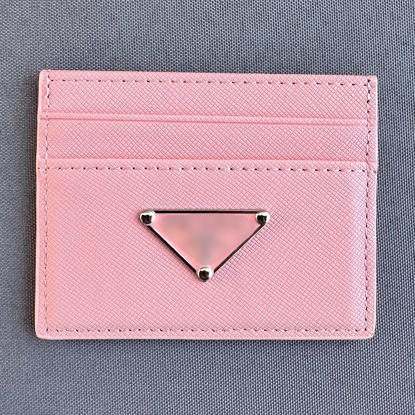 Pink P Card Holder