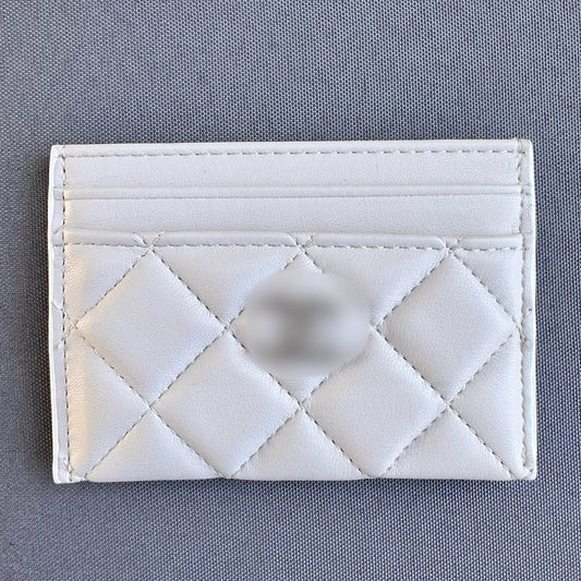 White Card Holder