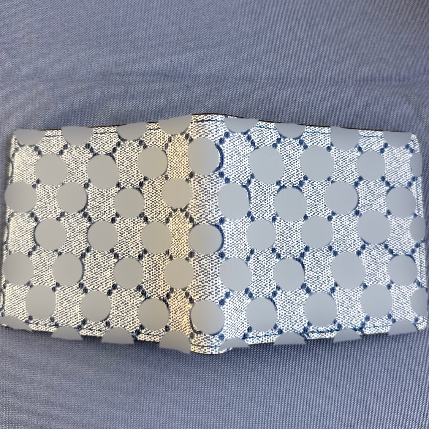 Blue Big G Bi-Fold Wallet